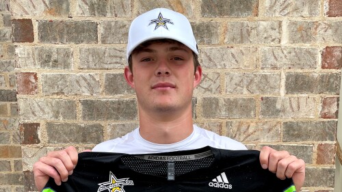 Tight end Oscar Delp (Cumming, Georgia/West Forsyth H.S.), the four-star prospect, was officially today as a 2022 All-American.