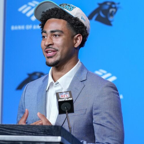 NFL: Carolina Panthers-Introductory Bryce Young Press Conference