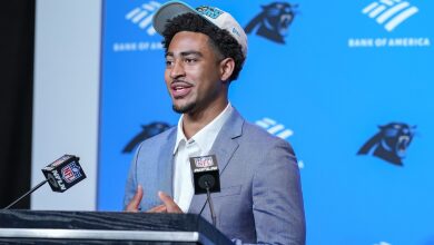 NFL: Carolina Panthers-Introductory Bryce Young Press Conference